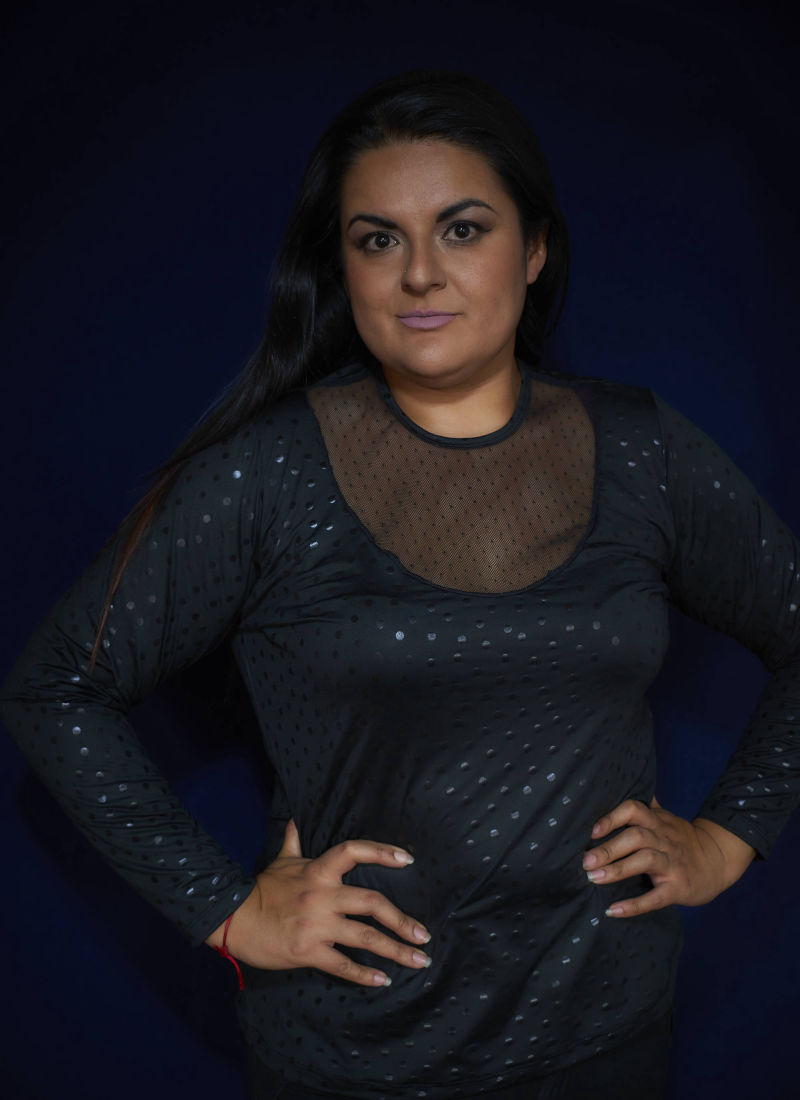 Blusa de JoPlus Tallas Grandes color Negro Tallas XL a la XXL
