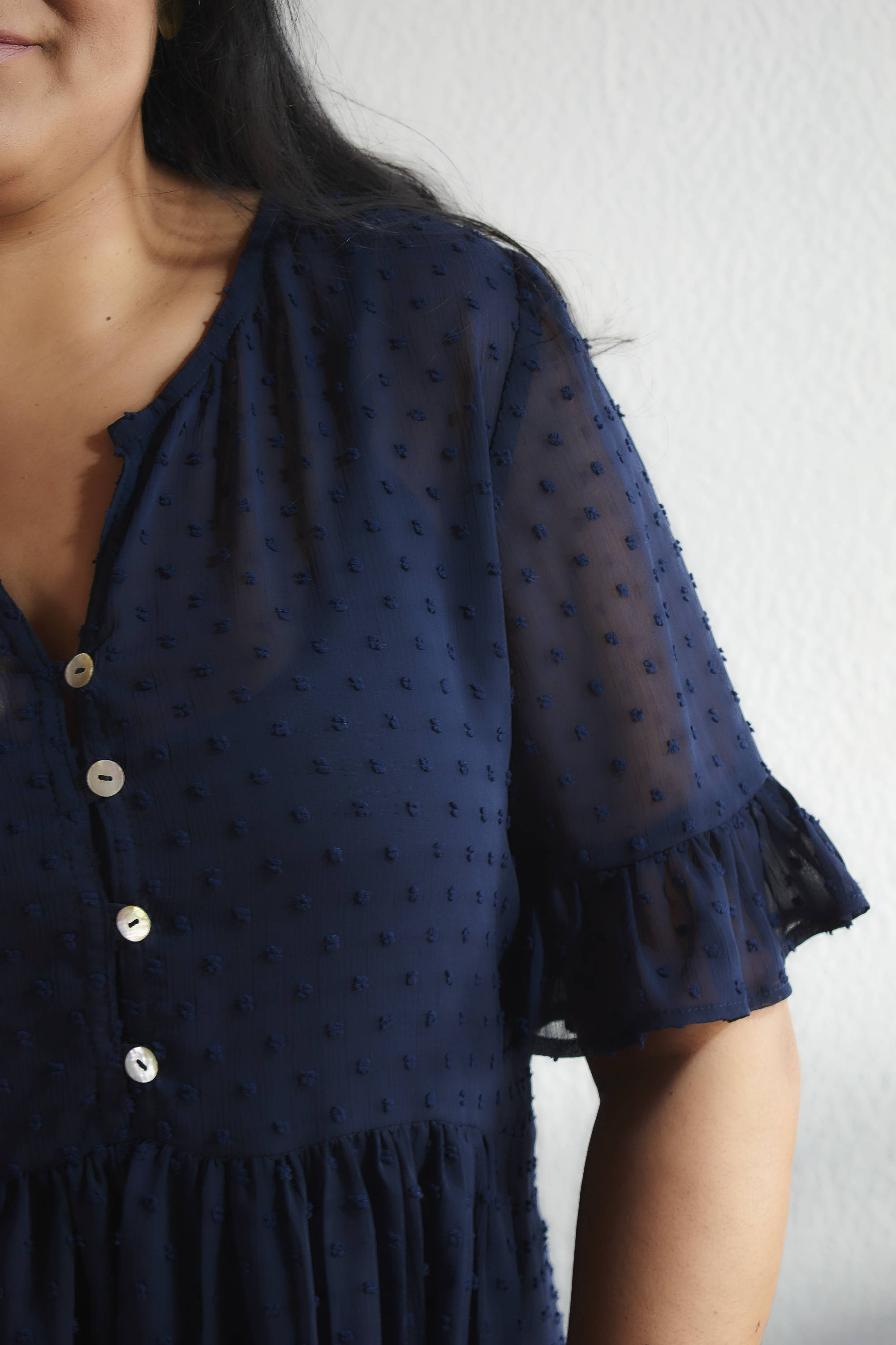 Blusa de JoPlus Tallas Grandes color azul oscuro