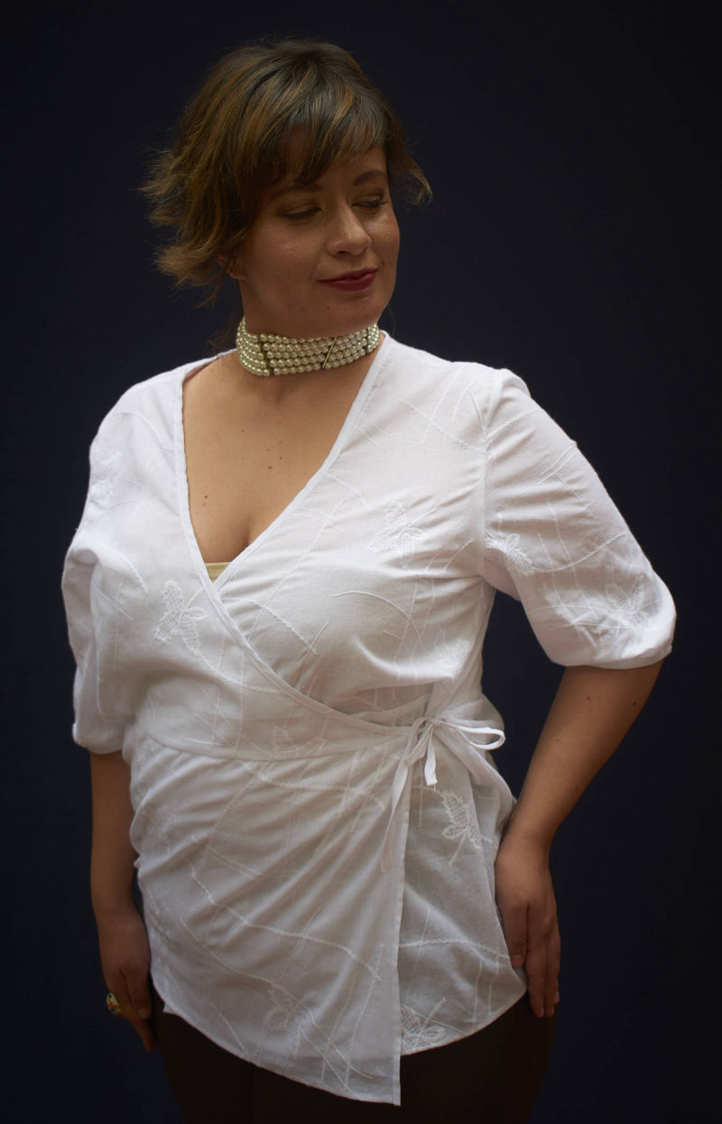 Blusa de JoPlus Tallas Grandes color blanco Tallas XL a la XXL
